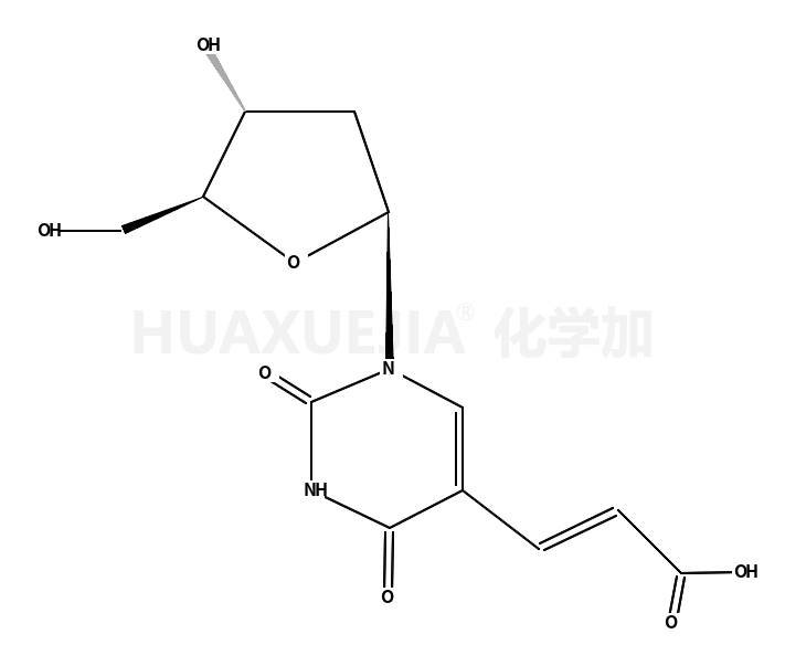 (2E)-3-[1-(2-脱氧-BETA-D-赤式戊呋喃糖基)-1,2,3,4-四氢-2,4-二氧代-5-嘧啶基]-2-丙烯酸