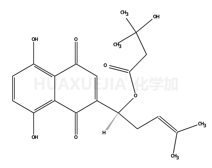 β-HYDROXYISOVALERYLSHIKONIN