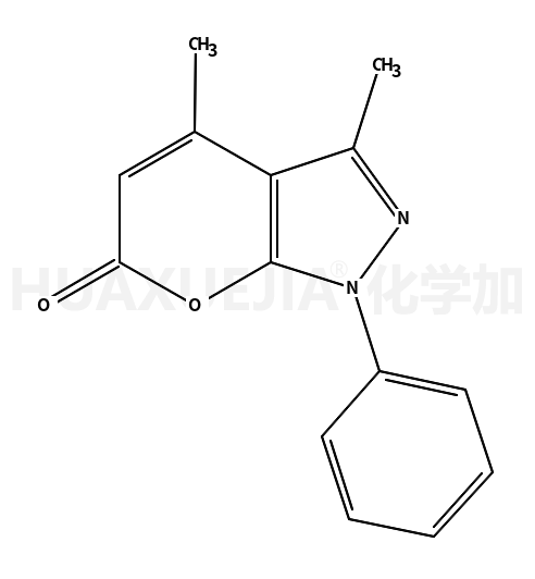 3,4-dimethyl-1-phenylpyrano[2,3-c]pyrazol-6-one