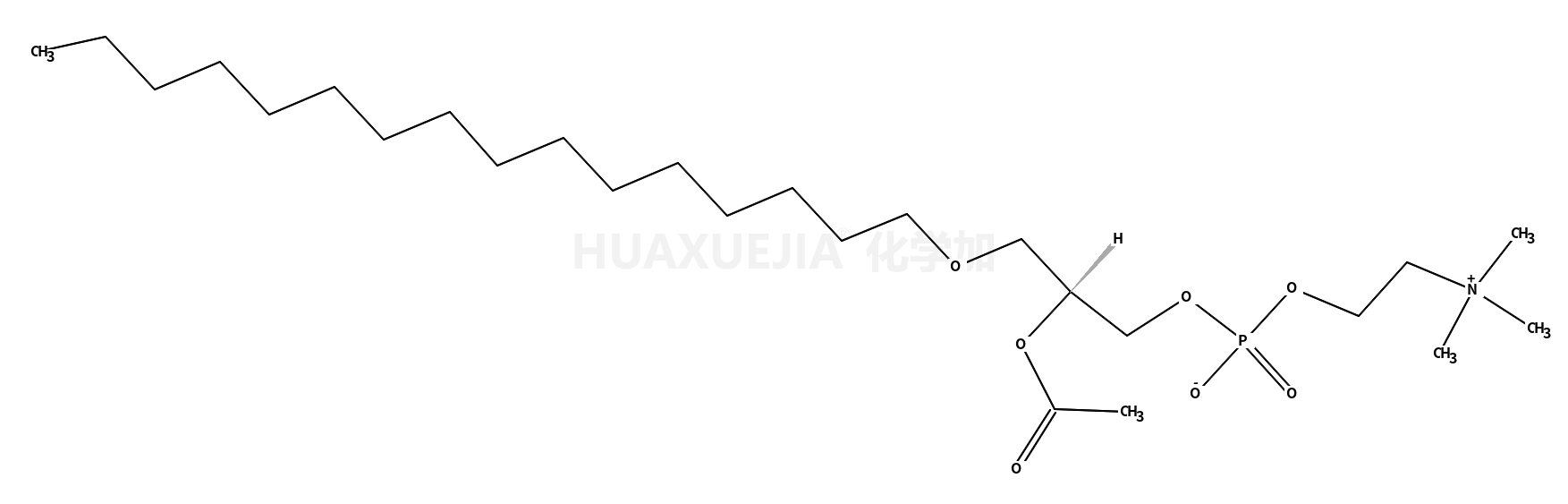 1-O-hexadecyl-2-acetyl-sn-glycero-3-phosphocholine