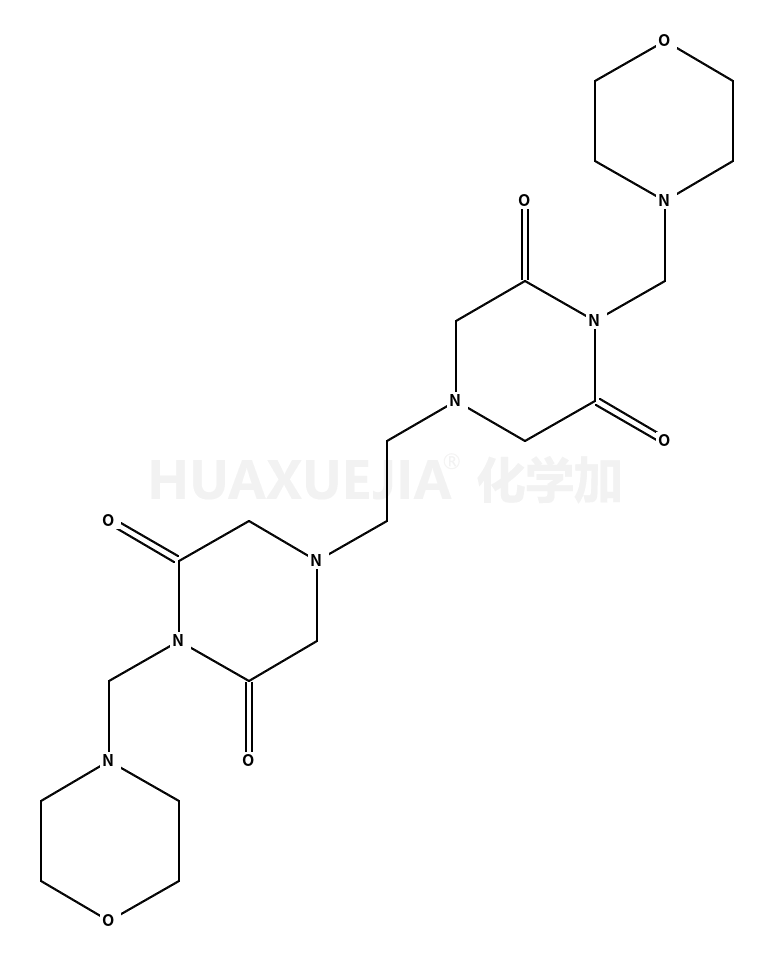 1-(morpholin-4-ylmethyl)-4-[2-[4-(morpholin-4-ylmethyl)-3,5-dioxopiperazin-1-yl]ethyl]piperazine-2,6-dione