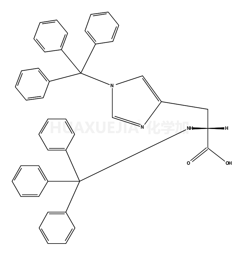 2-(tritylamino)-3-(1-tritylimidazol-4-yl)propanoic acid