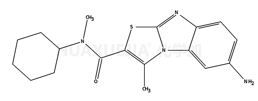 6-氨基-N-环己基l-N,3-二甲基-噻唑并[3,2-a]苯并咪唑-2-羧胺