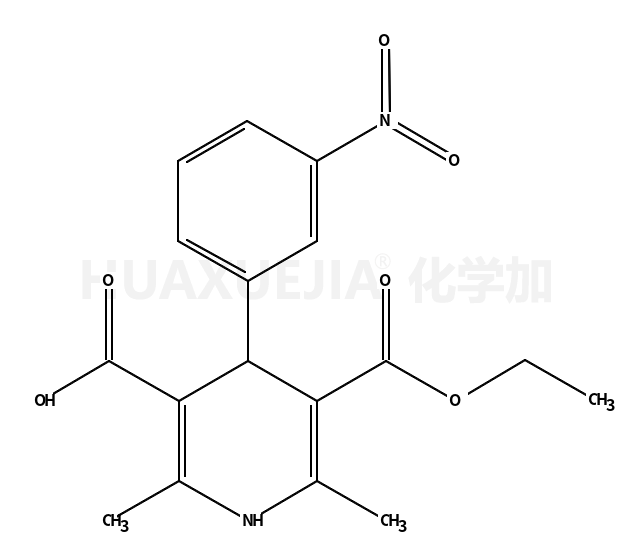1,4-二氢-2,6-二甲基-4-(3-硝基苯基)-3,5-吡啶二羧酸单乙酯