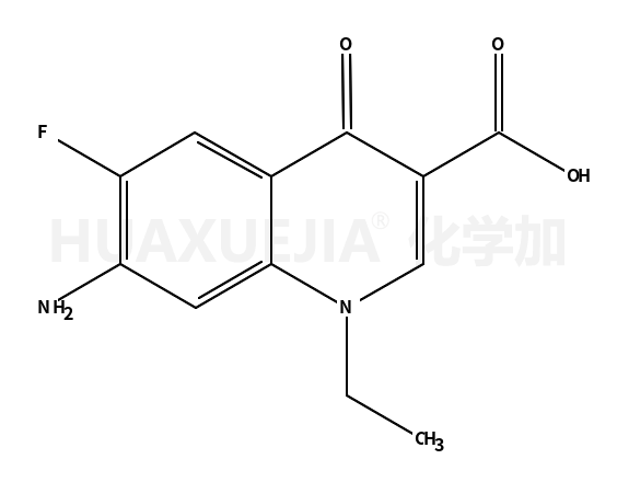 7-amino-1-ethyl-6-fluoro-4-oxoquinoline-3-carboxylic acid