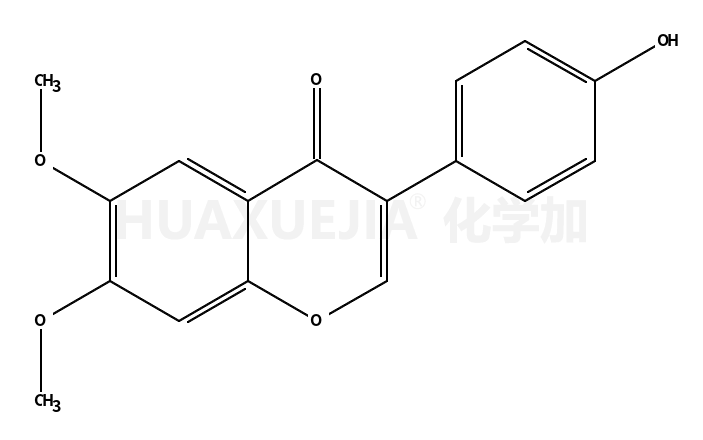 3-(4-hydroxyphenyl)-6,7-dimethoxychromen-4-one