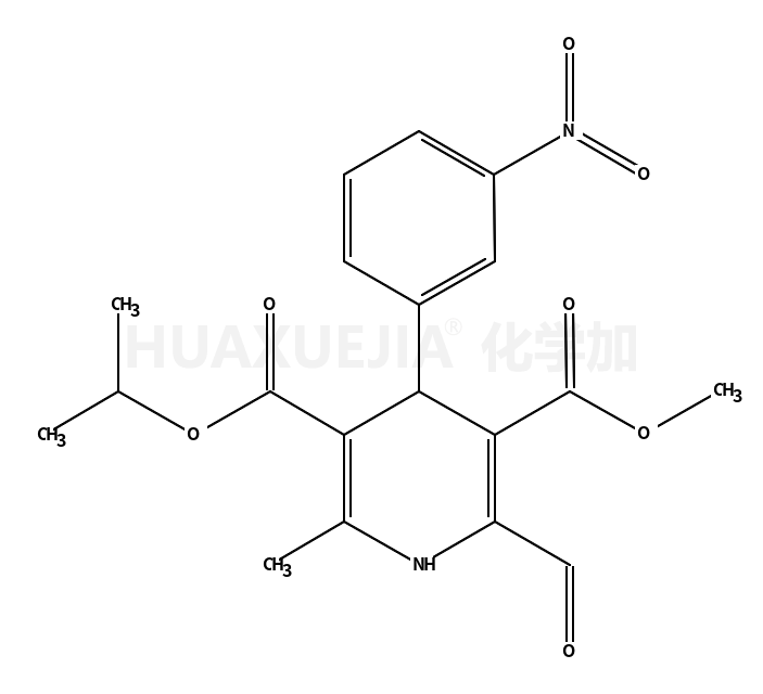 4-(3-硝基苯基)-2-甲醛基-6-甲基-1,4-二氢吡啶-3,5-二羧酸 5-异丙酯-3-甲酯