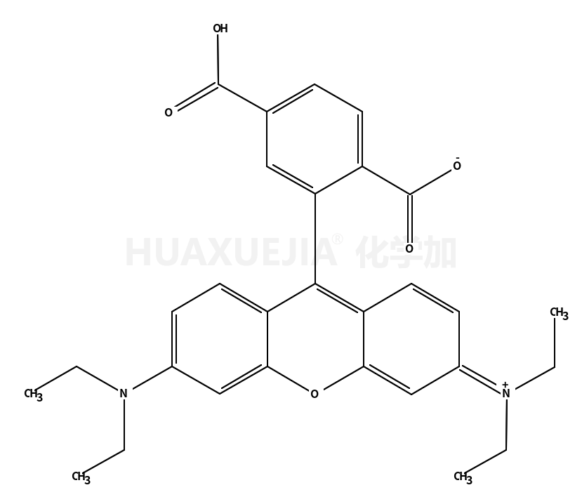 4-carboxy-3-[3-(diethylamino)-6-diethylazaniumylidenexanthen-9-yl]benzoate