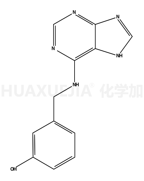 3-[(9H-嘌呤-6-基氨基)甲基]苯酚