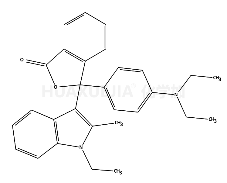 3-[4-(二乙基氨基)苯基]-3-(1-乙基-2-甲基-1H-吲哚-3-基)-1(3H)-异苯并呋喃酮