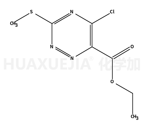 乙基5-氯-3-（甲硫基）-1,2,4-三嗪-6-羧酸