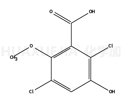2,5-二氯-3-羟基-6-甲氧基苯甲酸