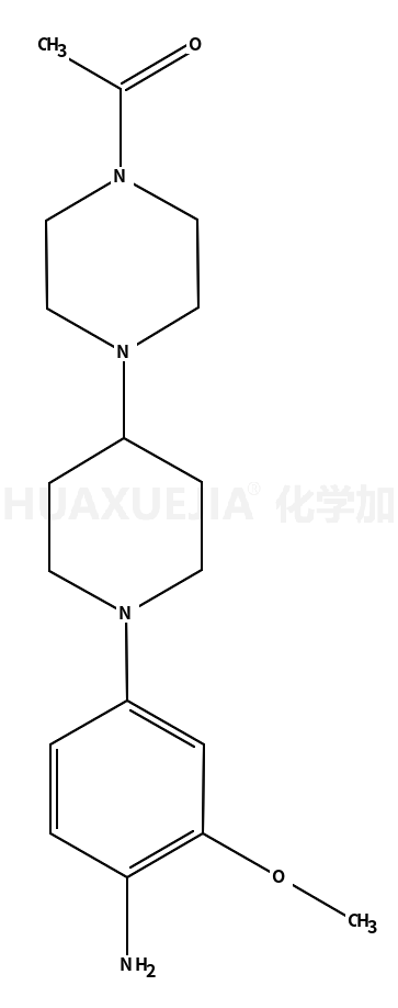 4-[4-(4-乙酰基-1-哌嗪)-1-哌啶基]-2-(甲基氧基)苯胺