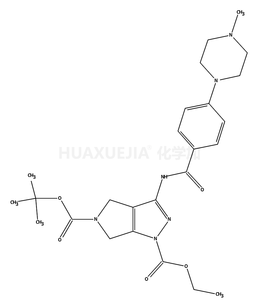 1-乙基氧基羰基-3-[4-(4-甲基-1-哌嗪)-苯甲酰基氨基]-5-boc-4,6-二氢-吡咯并[3,4-c]吡唑