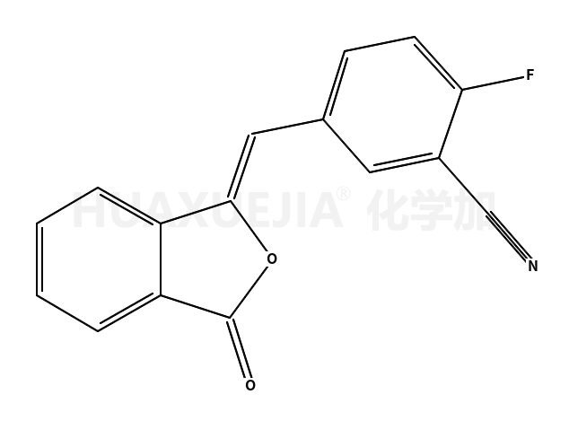 2-氟-5-[(3-氧代-1(3H)-异苯并呋喃亚基)甲基]苯腈