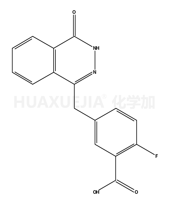 2-fluoro-5-((4-oxo-3,4-dihydrophthalazin-1-yl)methyl)benzoic acid