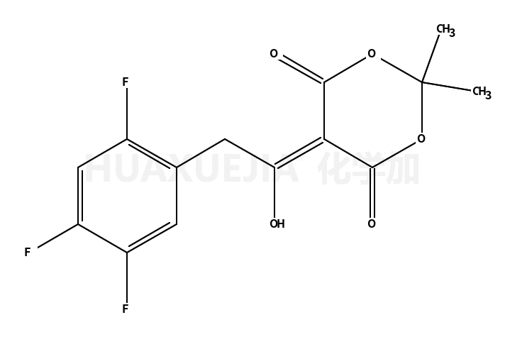 5-[1-羟基-2-(2,4,5-三氟苯基)亚乙基]-2,2-二甲基-1,3-二氧六环-4,6-二酮