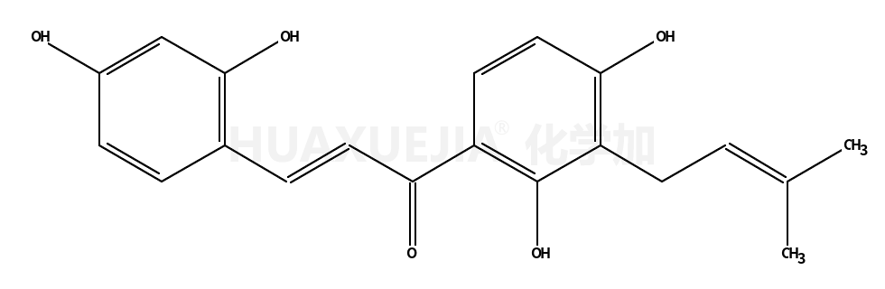 (2E)-1-[2,4-Dihydroxy-3-(3-methyl-2-buten-1-yl)phenyl]-3-(2,4-dih ydroxyphenyl)-2-propen-1-one