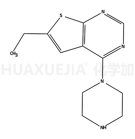 6-ethyl-4-(piperazin-1-yl)thieno[2,3-d]pyrimidine