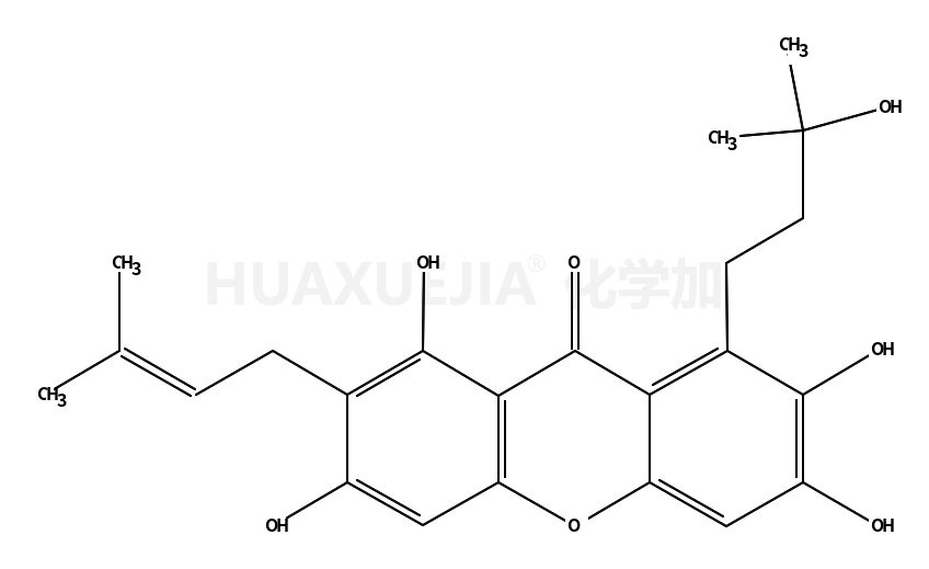 1,3,6,7-四羟基-8-(3-羟基-3-甲基丁基)-2-(3-甲基-2-丁烯-1-基)-9H-占吨-9-酮