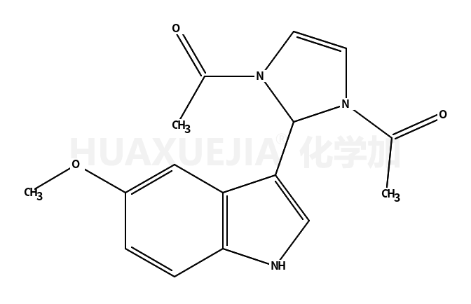 1,3-diacetyl-2-(5-methoxyindol-3-yl)-4-imidazoline