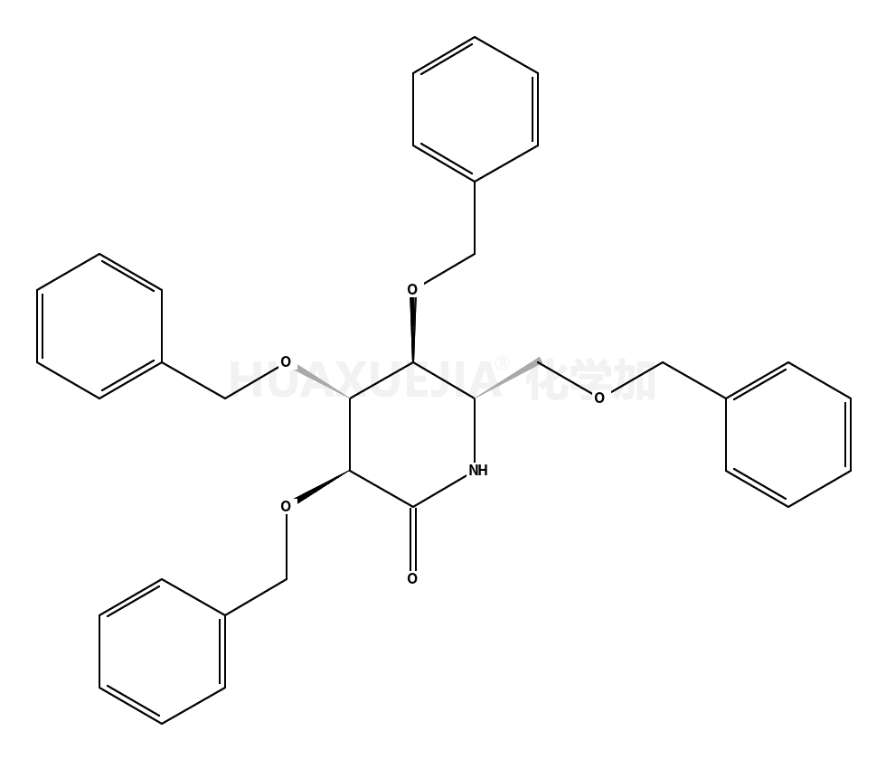 (3R,4S,5R,6R)-3,4,5-tris(phenylmethoxy)-6-(phenylmethoxymethyl)piperidin-2-one