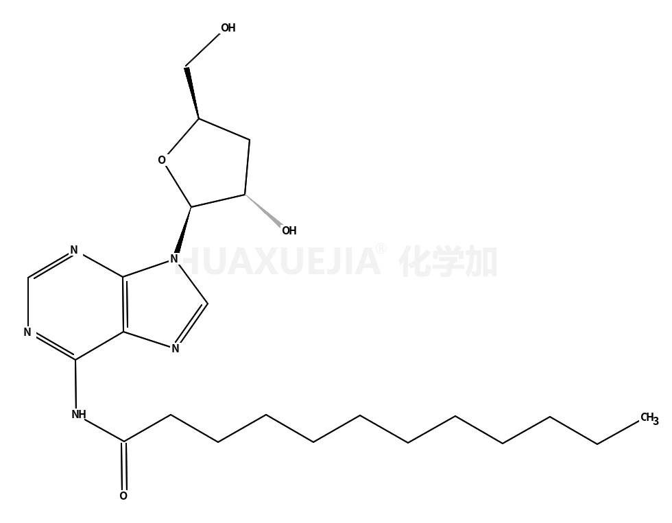 N-[9-[(2R,5S)-3-hydroxy-5-(hydroxymethyl)oxolan-2-yl]purin-6-yl]dodecanamide