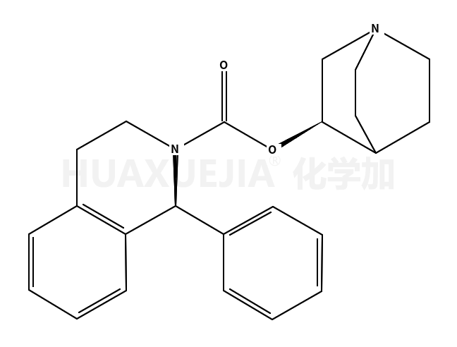 (3S)-1-azabicyclo[2.2.2]oct-3-yl (1R)-3,4-dihydro-1-phenyl-2(1H)-isoquinolinecarboxylate