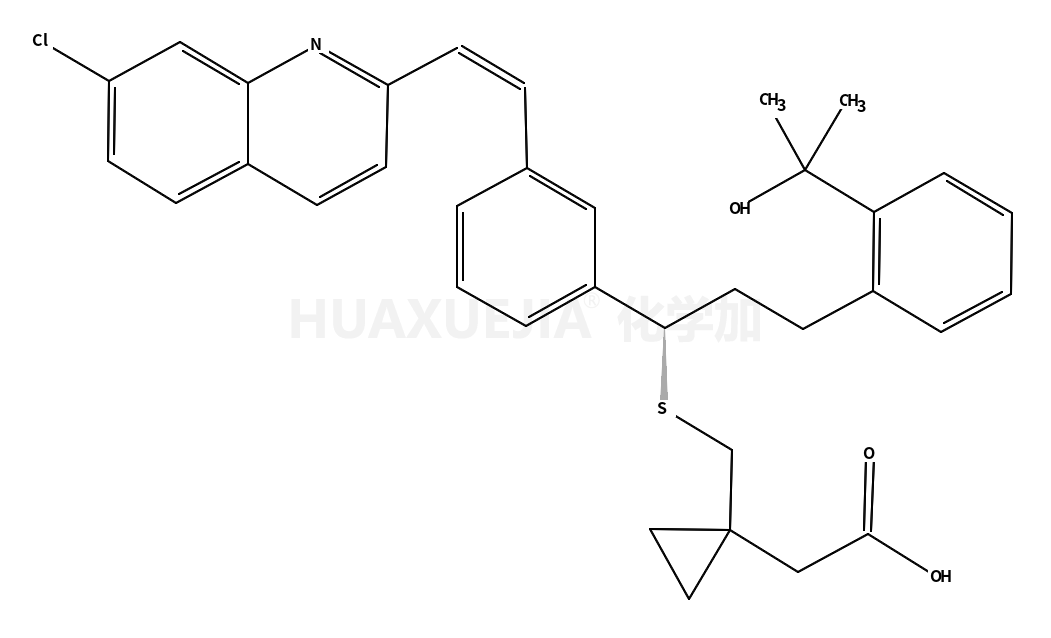 2-[1-[[(1R)-1-[3-[(Z)-2-(7-chloroquinolin-2-yl)ethenyl]phenyl]-3-[2-(2-hydroxypropan-2-yl)phenyl]propyl]sulfanylmethyl]cyclopropyl]acetic acid