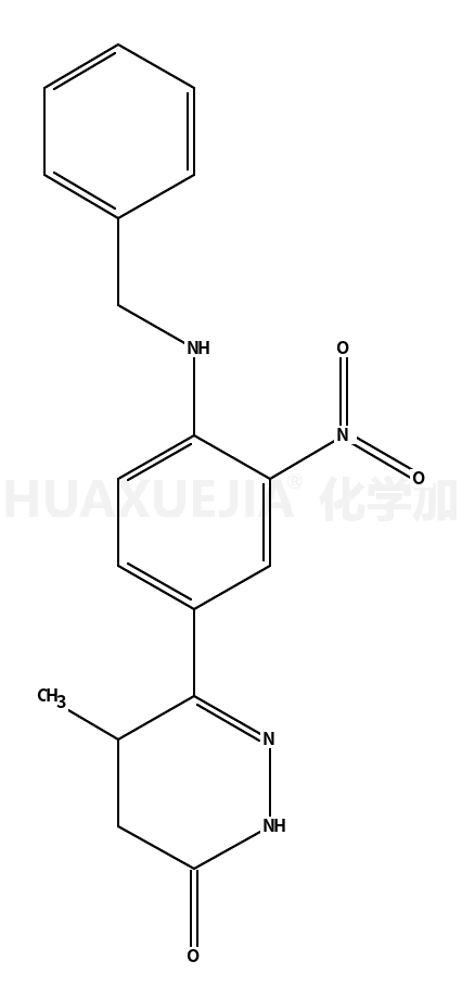 6-(4-苄基氨基-3-硝基苯基)-5-甲基-2,3,4,5-四氢哒嗪-3-酮