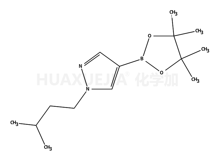 1-(3-methylbutyl)-4-(4,4,5,5-tetramethyl-1,3,2-dioxaborolan-2-yl)pyrazole