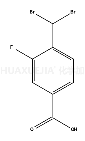 4-(dibromomethyl)-3-fluorobenzoic acid