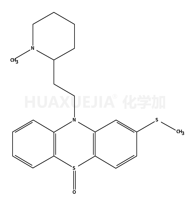 10-[2-(1-methylpiperidin-2-yl)ethyl]-2-methylsulfanylphenothiazine 5-oxide