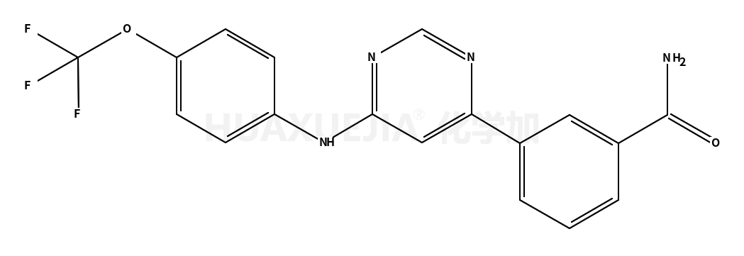 3-[6-[[4-(三氟甲氧基)苯基]氨基]-4-嘧啶基]苯甲酰胺