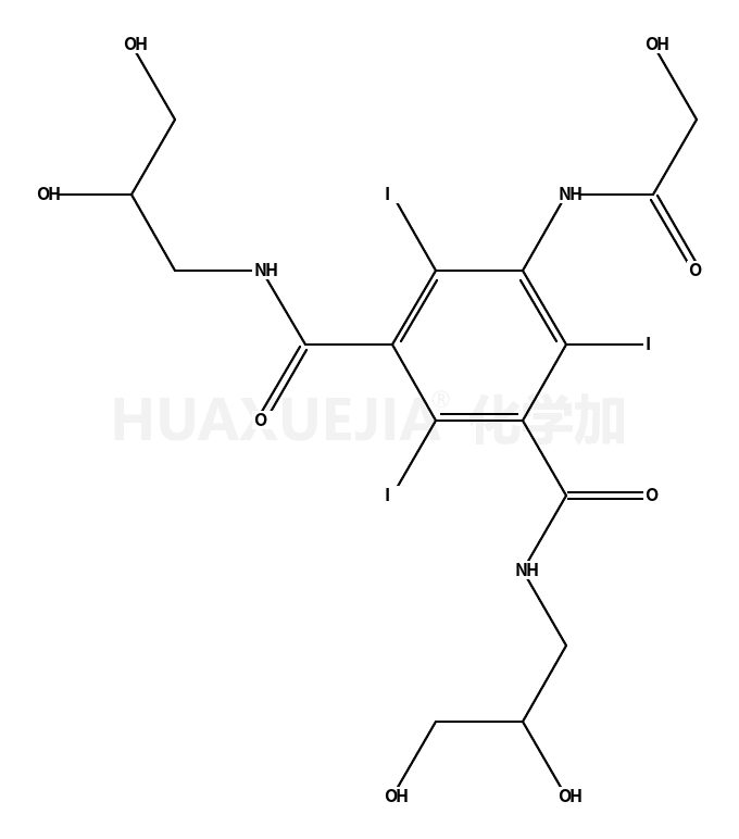 N,N'-二(2,3-二羟基丙基)-5-[(羟基乙酰基)氨基]-2,4,6-三碘-1,3-苯二甲酰胺