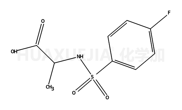 2-([(4-氟苯基)磺酰基]氨基)丙酸