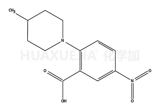 2-(4-甲基-1-哌啶)-5-硝基苯甲酸