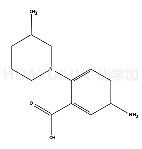 5-amino-2-(3-methylpiperidin-1-yl)benzoic acid