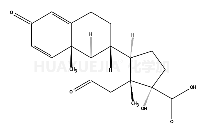 (9S,10R,13S,14S,17R)-17-hydroxy-10,13-dimethyl-3,11-dioxo-6,7,8,9 ,12,14,15,16-octahydrocyclopenta[a]phenanthrene-17-carboxylic aci d