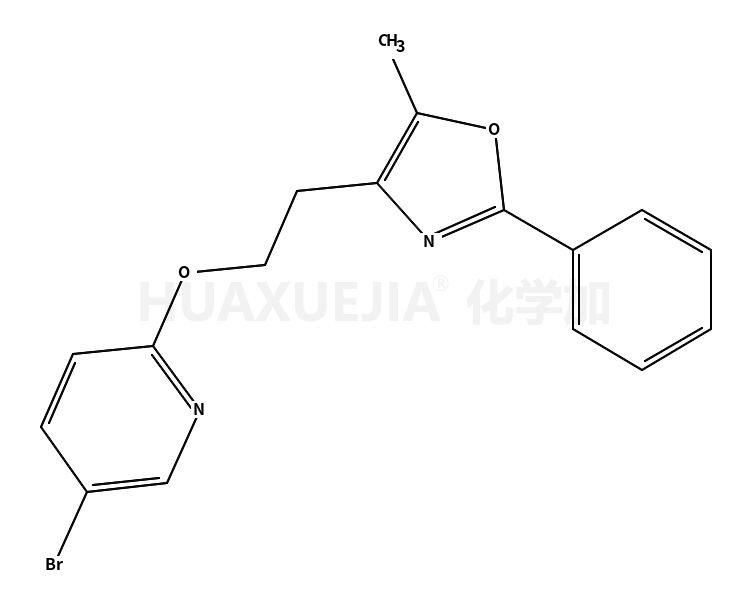 4-[2-(5-bromopyridin-2-yl)oxyethyl]-5-methyl-2-phenyl-1,3-oxazole