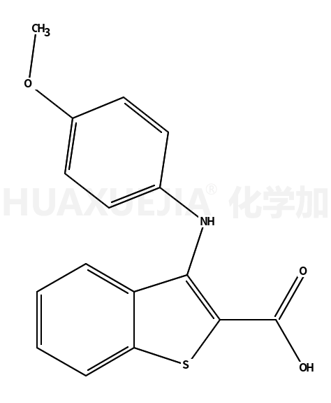 3-(4-methoxyanilino)-1-benzothiophene-2-carboxylic acid