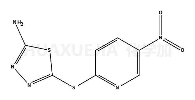5-((5-nitropyridin-2-yl)thio)-1,3,4-thiadiazol-2-amine