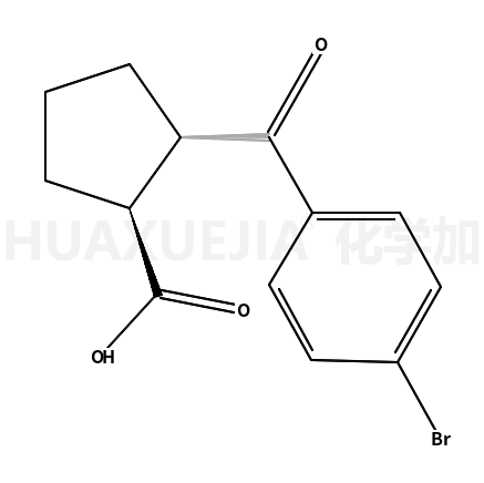 (1R,2R)-2-(4-bromobenzoyl)cyclopentane-1-carboxylic acid