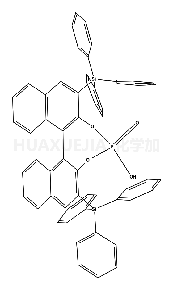 (R)-(-)-3,3'-双(三苯甲硅烷基)-1,1'-联萘-2,2'-二酚膦酸酯