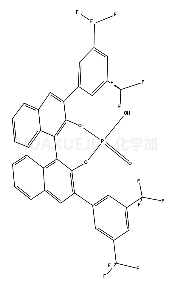 (R)-3,3’-双(3,5-双三氟甲氧基苯基)-1,1’-联-(2-萘酚)磷酸酯
