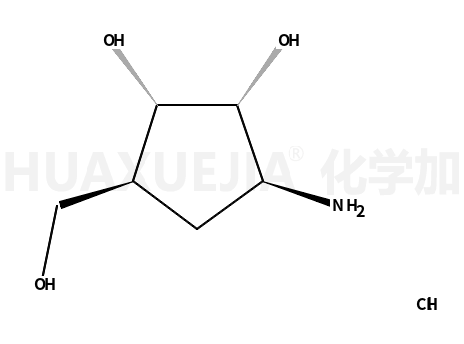 (1R,2S,3R,4R)-2,3-二羟基-4-(羟甲基)-1-氨基环戊烷水电氯化物