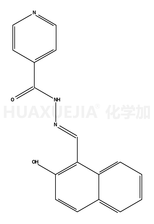 2-Hydroxy-1-naphthylaldehyde isonicotinoyl hydrazone