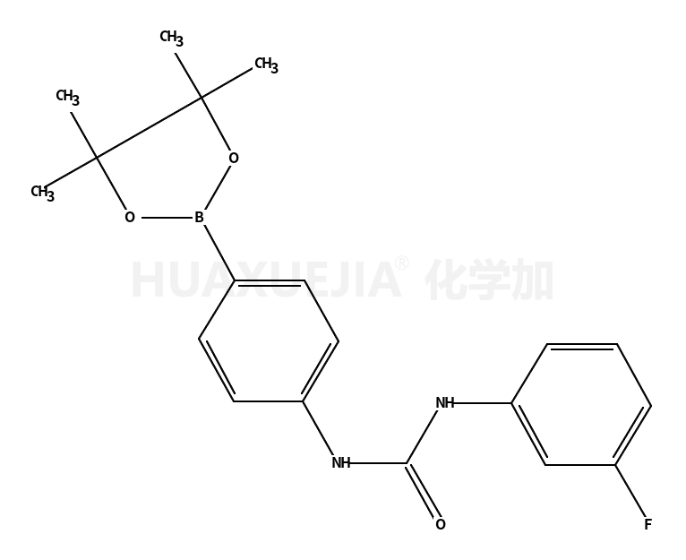 N-(3-氟苯基)-N'-[4-(4,4,5,5-四甲基-1,3,2-二氧雜環戊硼烷-2-基)苯基]脲