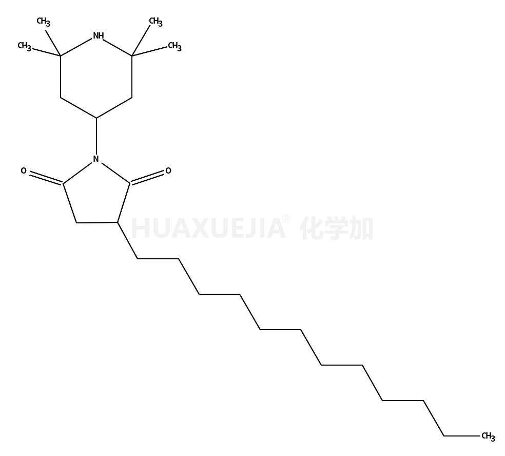 3-十二烷基-1-(2,2,6,6-四甲基-4-哌嗪基)吡咯烷-2,5-二酮