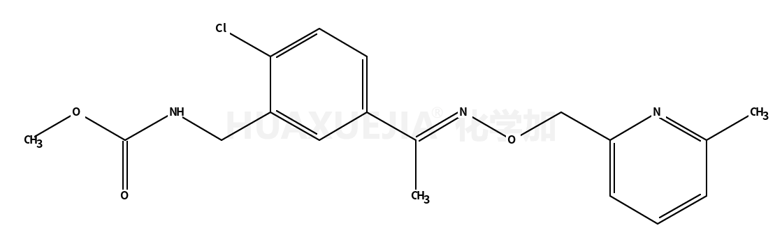 methyl N-[[2-chloro-5-[(Z)-C-methyl-N-[(6-methylpyridin-2-yl)methoxy]carbonimidoyl]phenyl]methyl]carbamate